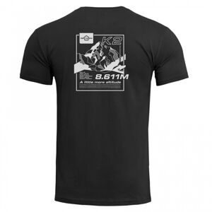 Pánske tričko K2 Mountain Pentagon® – Čierna (Farba: Čierna, Veľkosť: S)