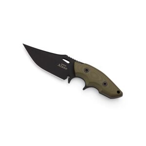 Nôž Alano Hydra Knives® – Čierna čepeľ, Olive Green  (Farba: Olive Green , Varianta: Čierna čepeľ)