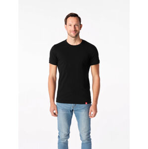 Pánske tričko SlimFit Davos CityZen® – Čierna (Farba: Čierna, Veľkosť: XL)