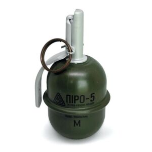Simulačný a cvičný granát PIRO-5M Pyrosoft® (Farba: Zelená)